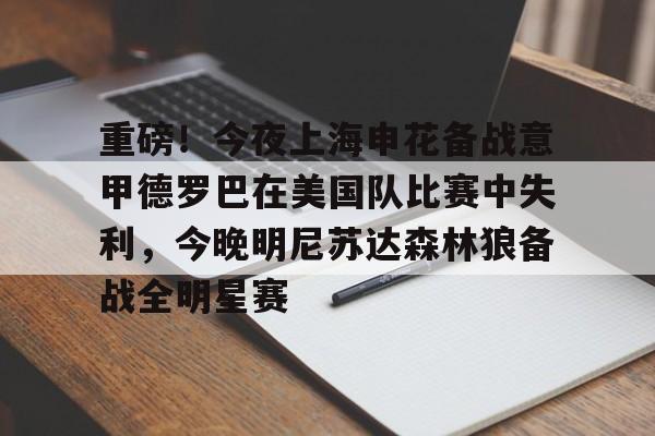 开云体育-包含重磅！今夜上海申花备战意甲德罗巴在美国队比赛中失利，今晚明尼苏达森林狼备战全明星赛的词条
